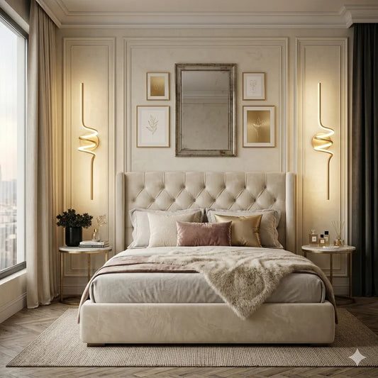 Contemporary Swirl LED Wall Luxury Light