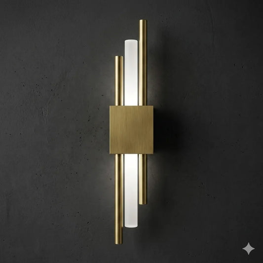 Nordic Triple-Bar Architectural LED Wall Light