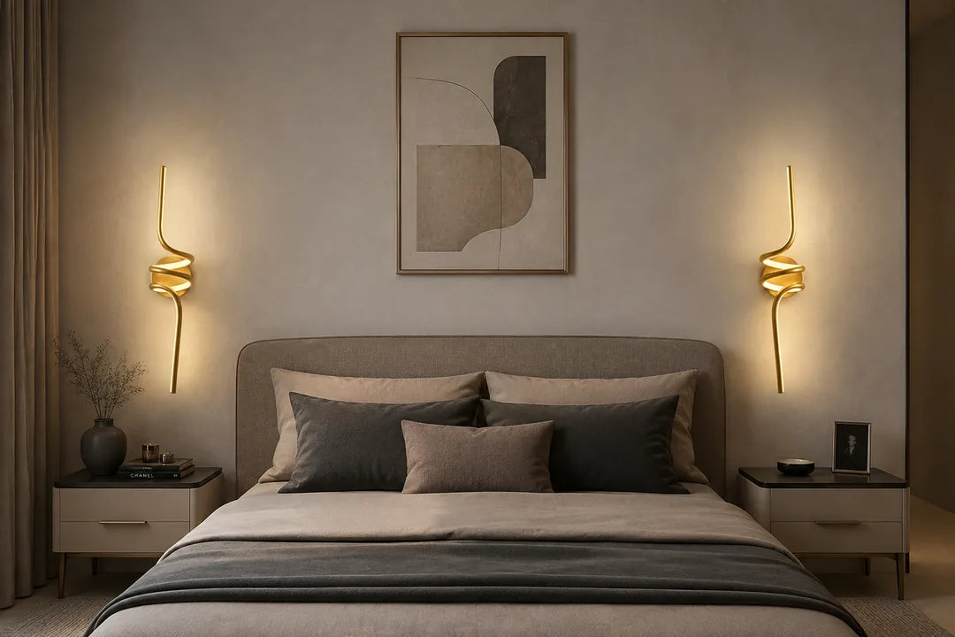 Contemporary Swirl LED Wall Luxury Light