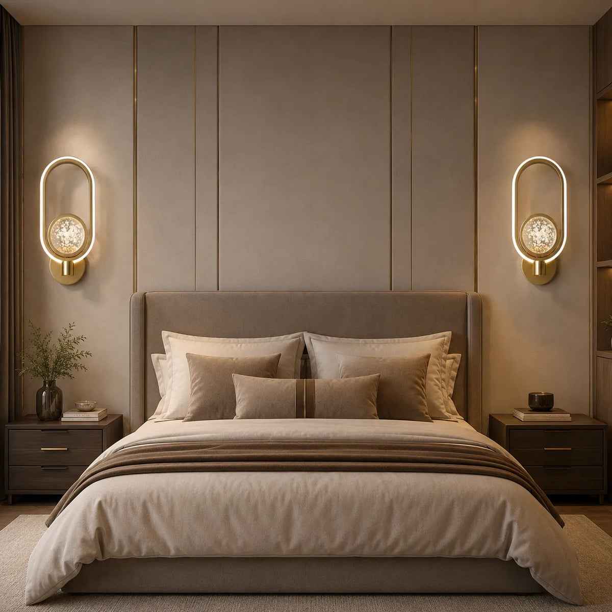 Luxury Crystal Ball Wall Light