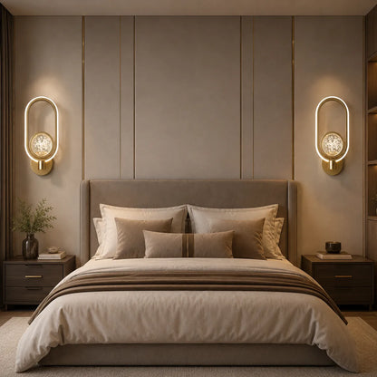 Luxury Crystal Ball Wall Light