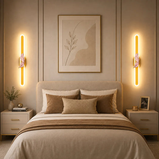 Ethereal Feather Linear LED Wall Light