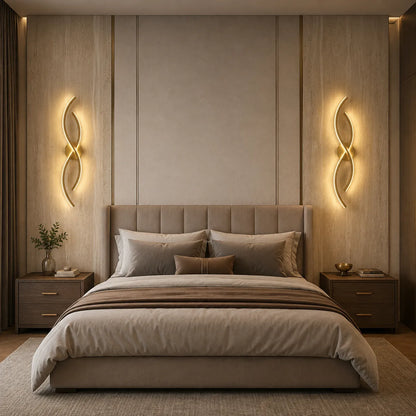 Dual-Curve LED Infinity Lamp