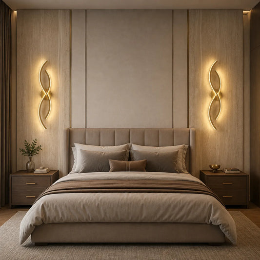 Dual-Curve LED Infinity Lamp