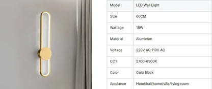 Minimalist LED Wall Light