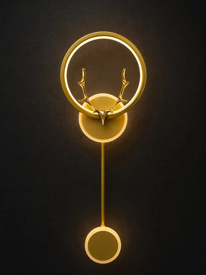 Majestic Stag Halo LED Wall Light