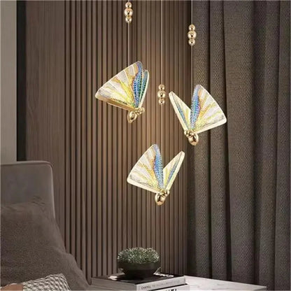 3 Head Luxury Butterfly LED Hanging Light