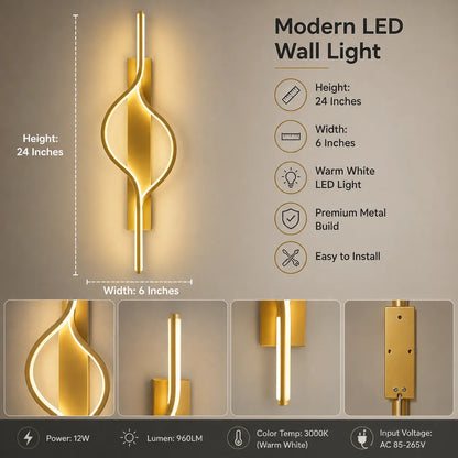Luxury Metal Wall Lamp