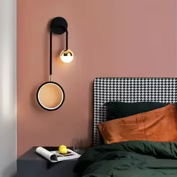 Modern Nordic Dual-Element LED Wall Light