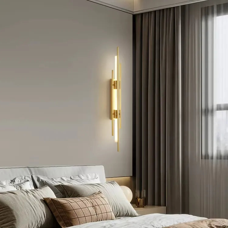 Luxury Gold Finish LED Wall Lamp
