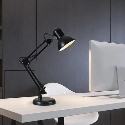 Adjustable Metal Study Desk Lamp (Bulb Not Included)