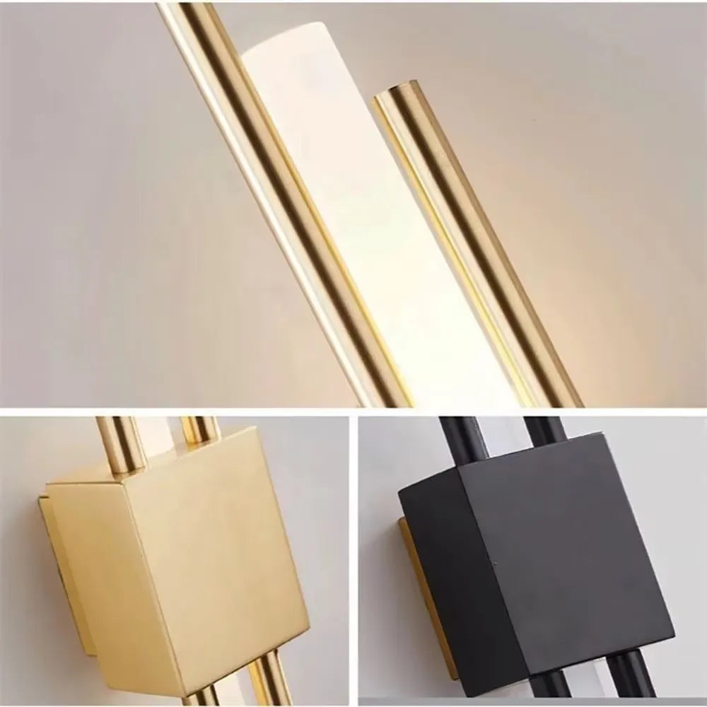 Nordic Triple-Bar Architectural LED Wall Light