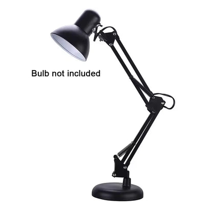 Adjustable Metal Study Desk Lamp (Bulb Not Included)