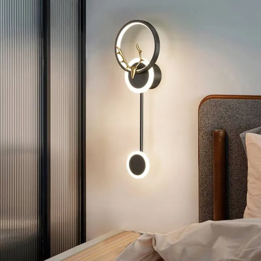 Majestic Stag Halo LED Wall Light
