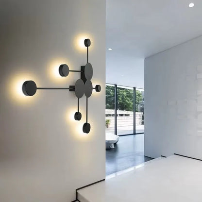 Cosmic Cluster Geometric LED Wall Light