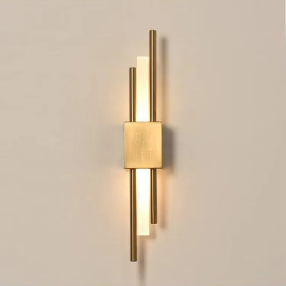 Nordic Triple-Bar Architectural LED Wall Light