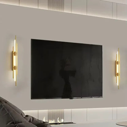 Luxury Gold Finish LED Wall Lamp