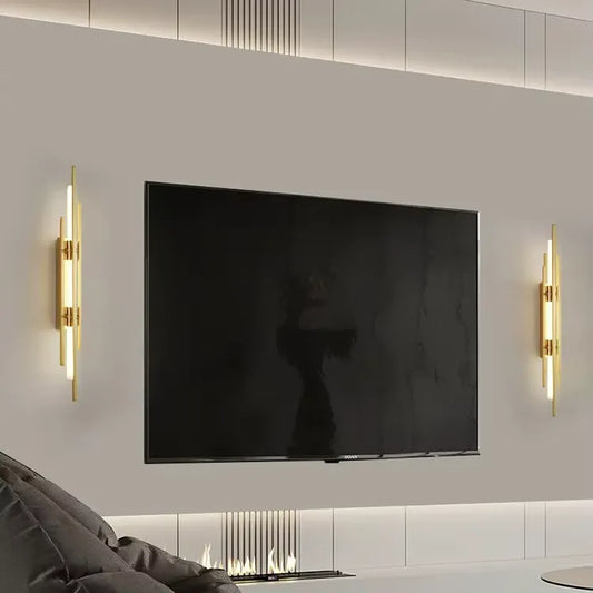Luxury Gold Finish LED Wall Lamp