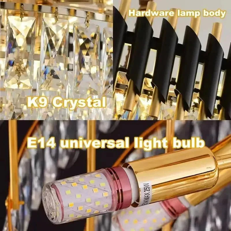 Luxury Moroccan Style Crystal Raindrop Chandelier - Home Lights