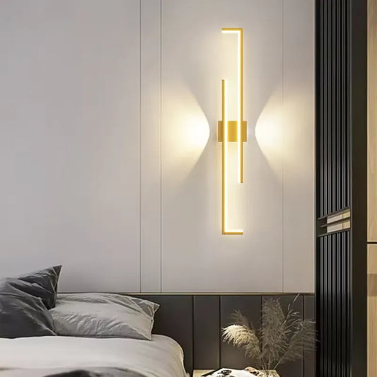 Geometric Interlocking LED Wall Light