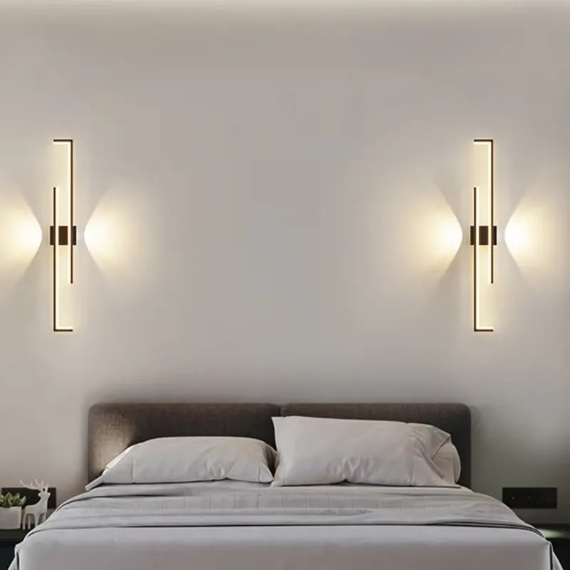 Geometric Interlocking LED Wall Light