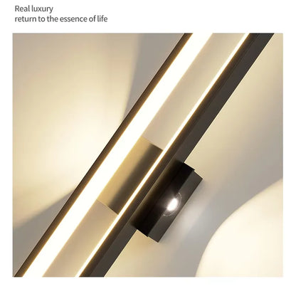 Geometric Interlocking LED Wall Light