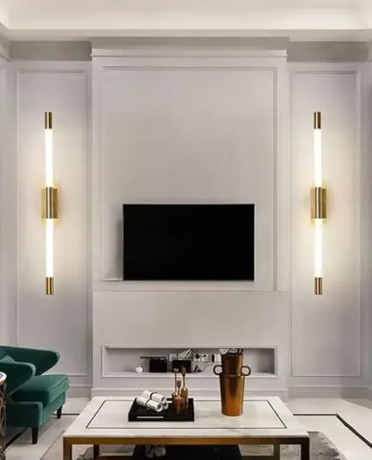 Nordic Linear LED Wall Sconce Minimalist Dual-Light