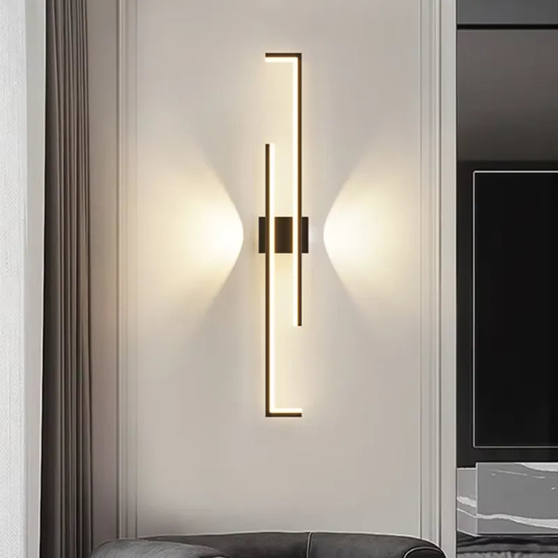 Geometric Interlocking LED Wall Light