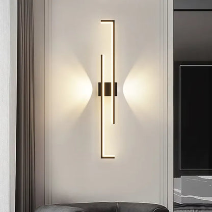 Geometric Interlocking LED Wall Light