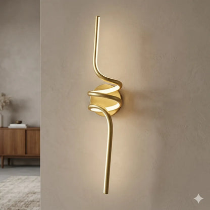 Contemporary Swirl LED Wall Luxury Light