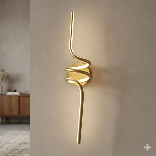 Contemporary Swirl LED Wall Luxury Light