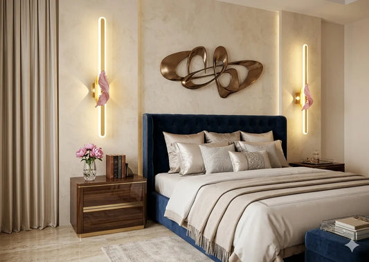 Ethereal Feather Linear LED Wall Light