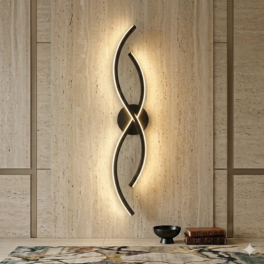 Dual-Curve LED Infinity Lamp