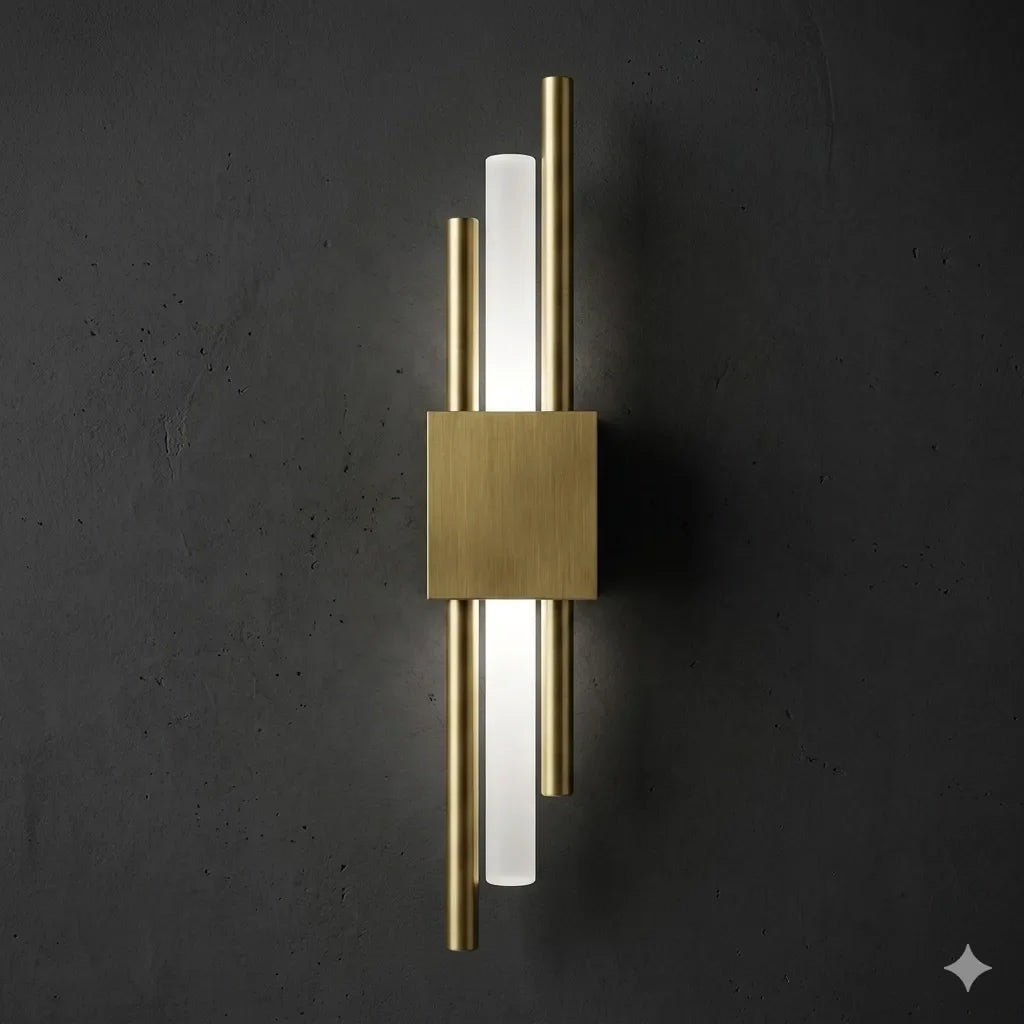 Nordic Triple-Bar Architectural LED Wall Light