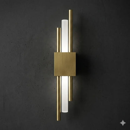 Nordic Triple-Bar Architectural LED Wall Light